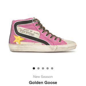 Golden Goose Size 40 pink high tops